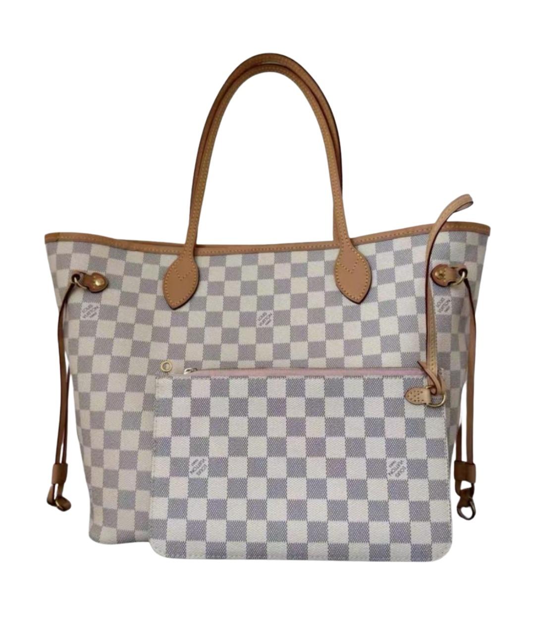 LOUIS VUITTON Бежевая сумка тоут из канвы, фото 1