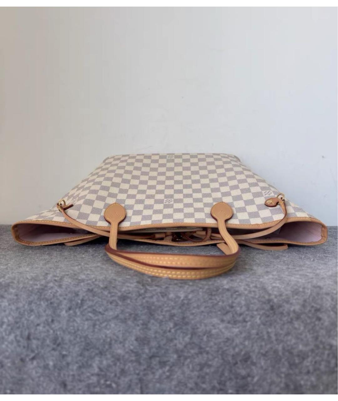 LOUIS VUITTON Бежевая сумка тоут из канвы, фото 6