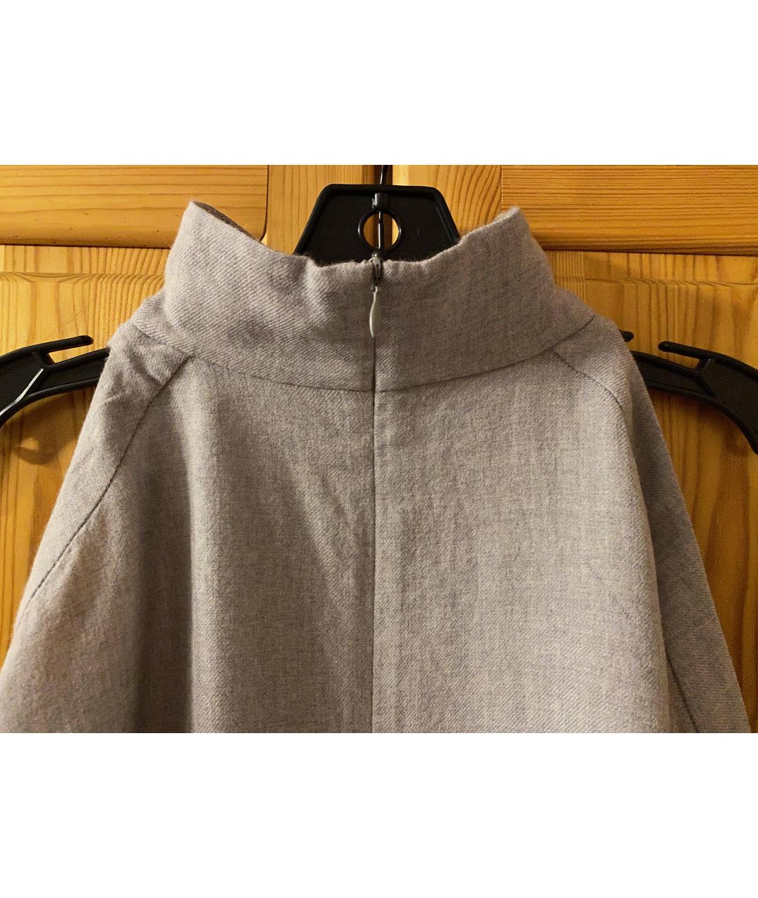 TIBI Серый шерстяной джемпер / свитер, фото 6