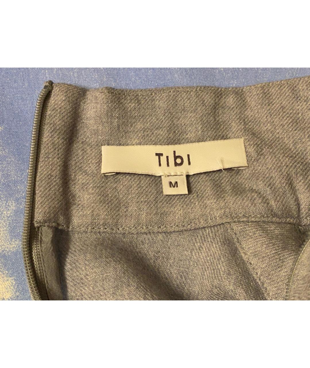 TIBI Серый шерстяной джемпер / свитер, фото 7
