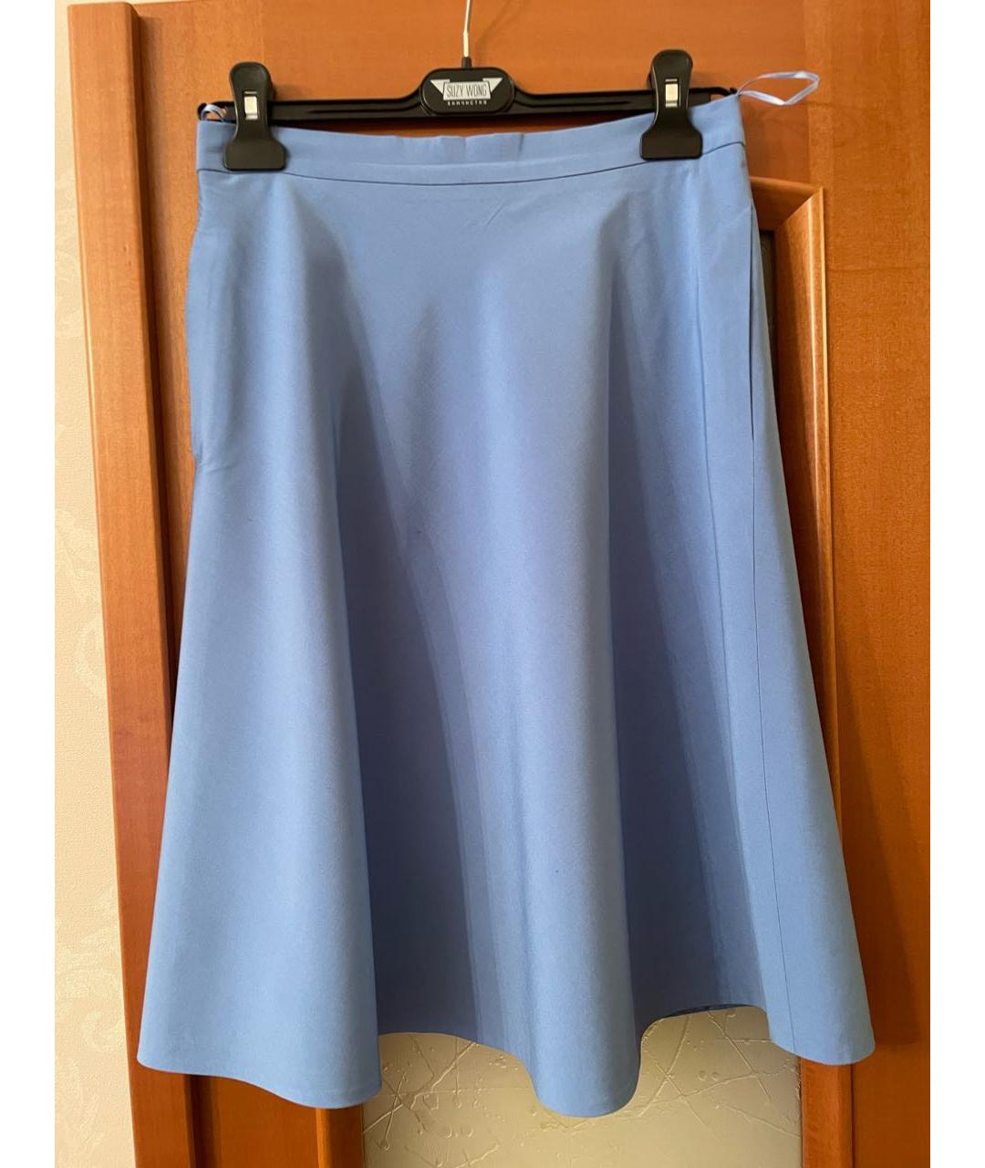 ESCADA Голубой вискозный костюм с юбками, фото 6