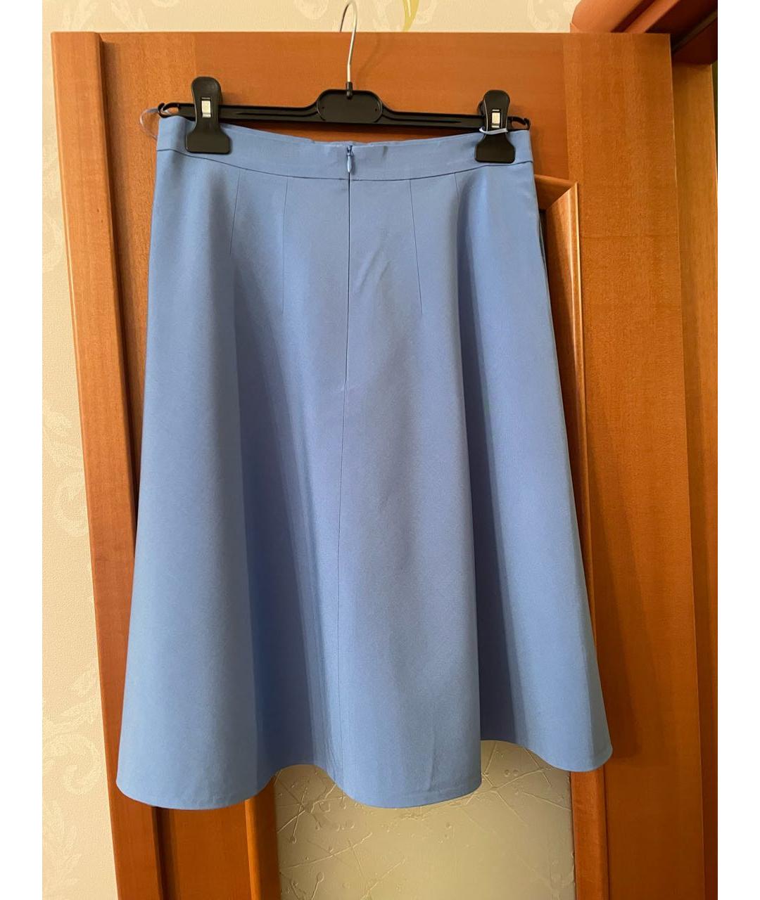 ESCADA Голубой вискозный костюм с юбками, фото 7