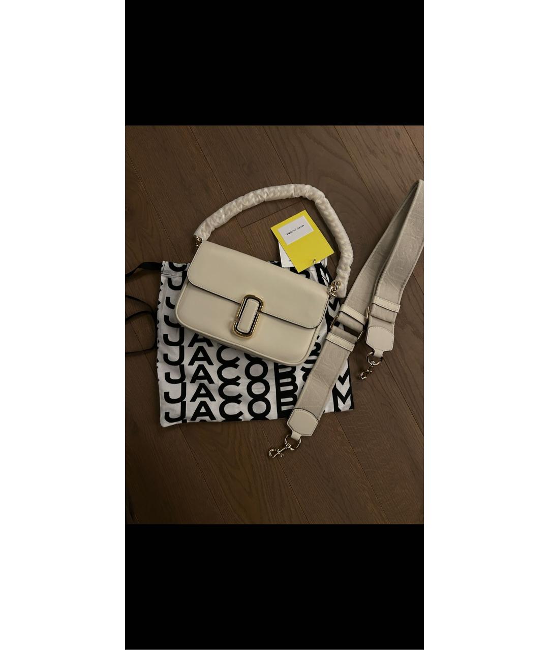 MARC JACOBS Бежевая сумка через плечо из искусственной кожи, фото 9