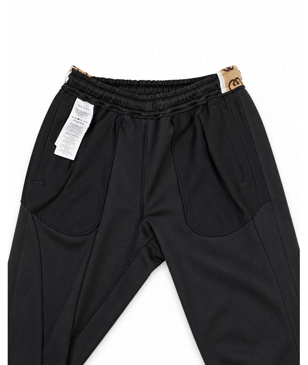 GUCCI Черный хлопковый спортивный костюм, фото 3