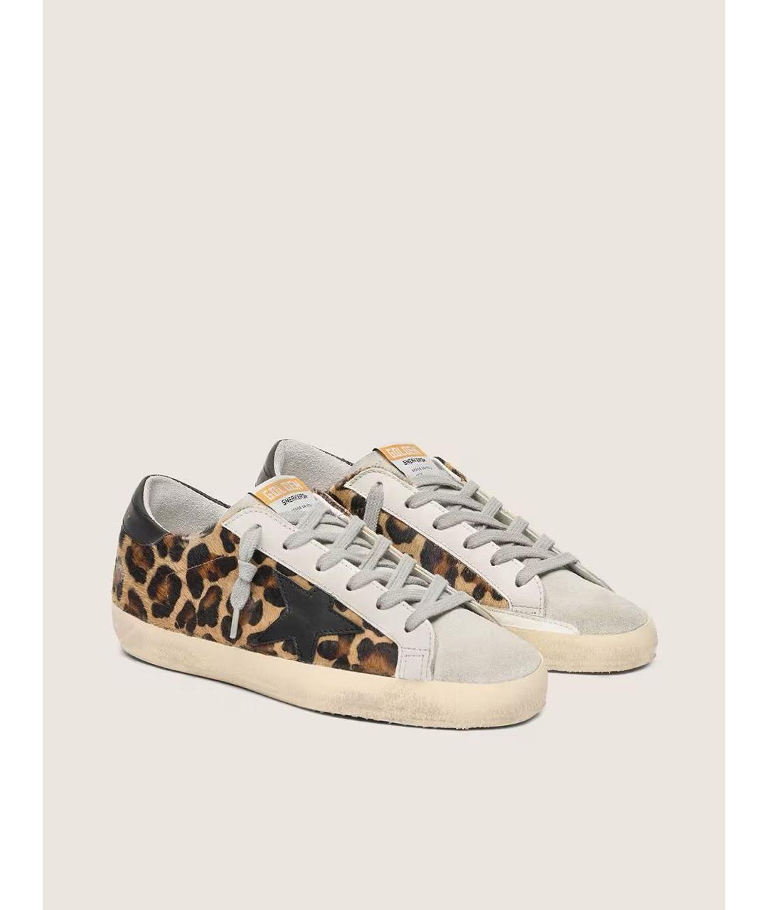 GOLDEN GOOSE Мульти кожаные кеды, фото 3