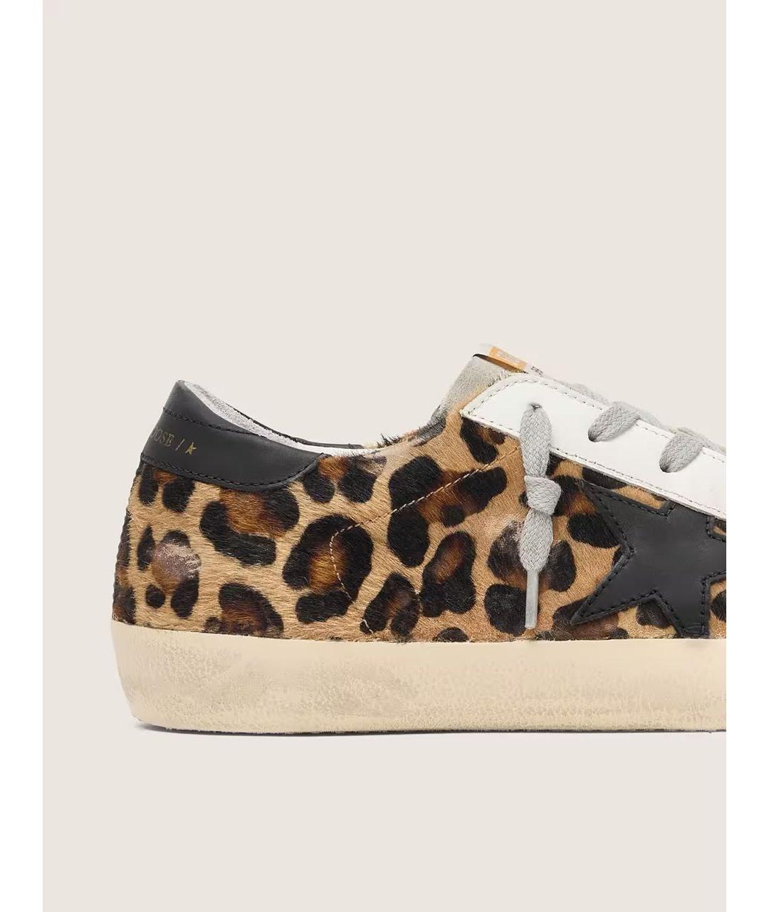 GOLDEN GOOSE Мульти кожаные кеды, фото 4