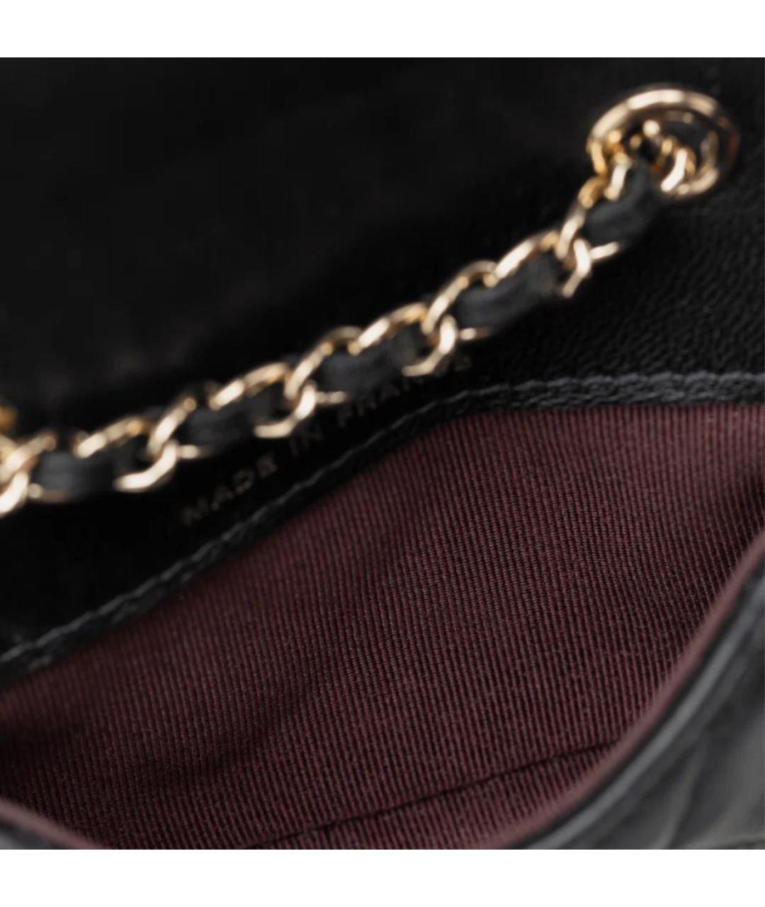 CHANEL Черная кожаная поясная сумка, фото 7