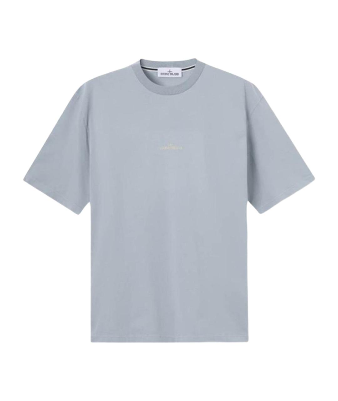 STONE ISLAND Серая футболка, фото 1