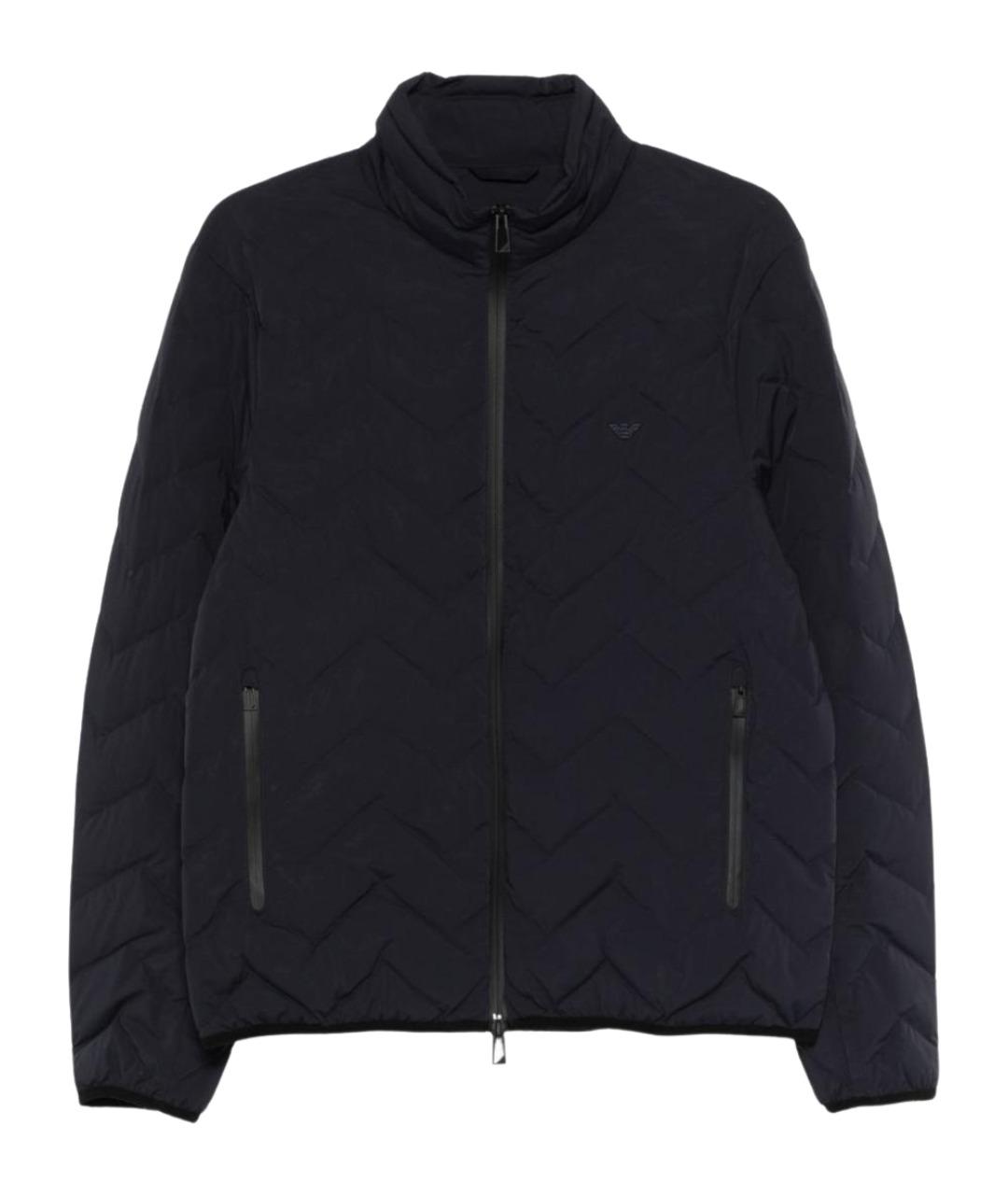 EMPORIO ARMANI Синяя полиамидовая куртка, фото 1