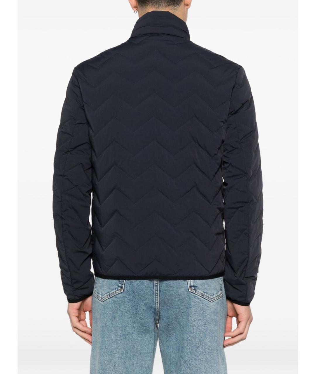 EMPORIO ARMANI Синяя полиамидовая куртка, фото 3