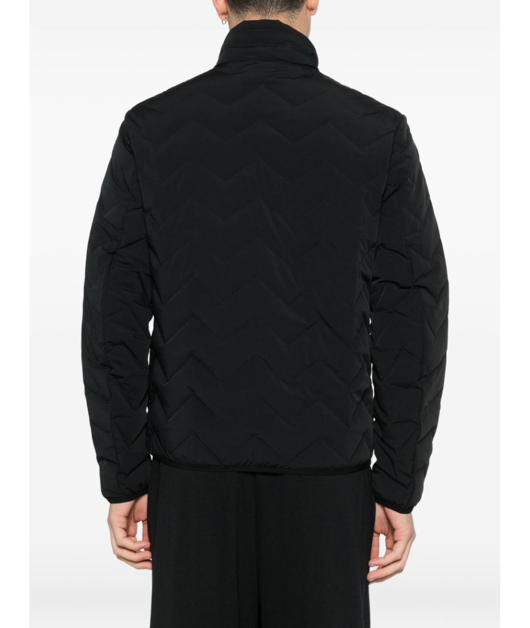 EMPORIO ARMANI Черная полиамидовая куртка, фото 3