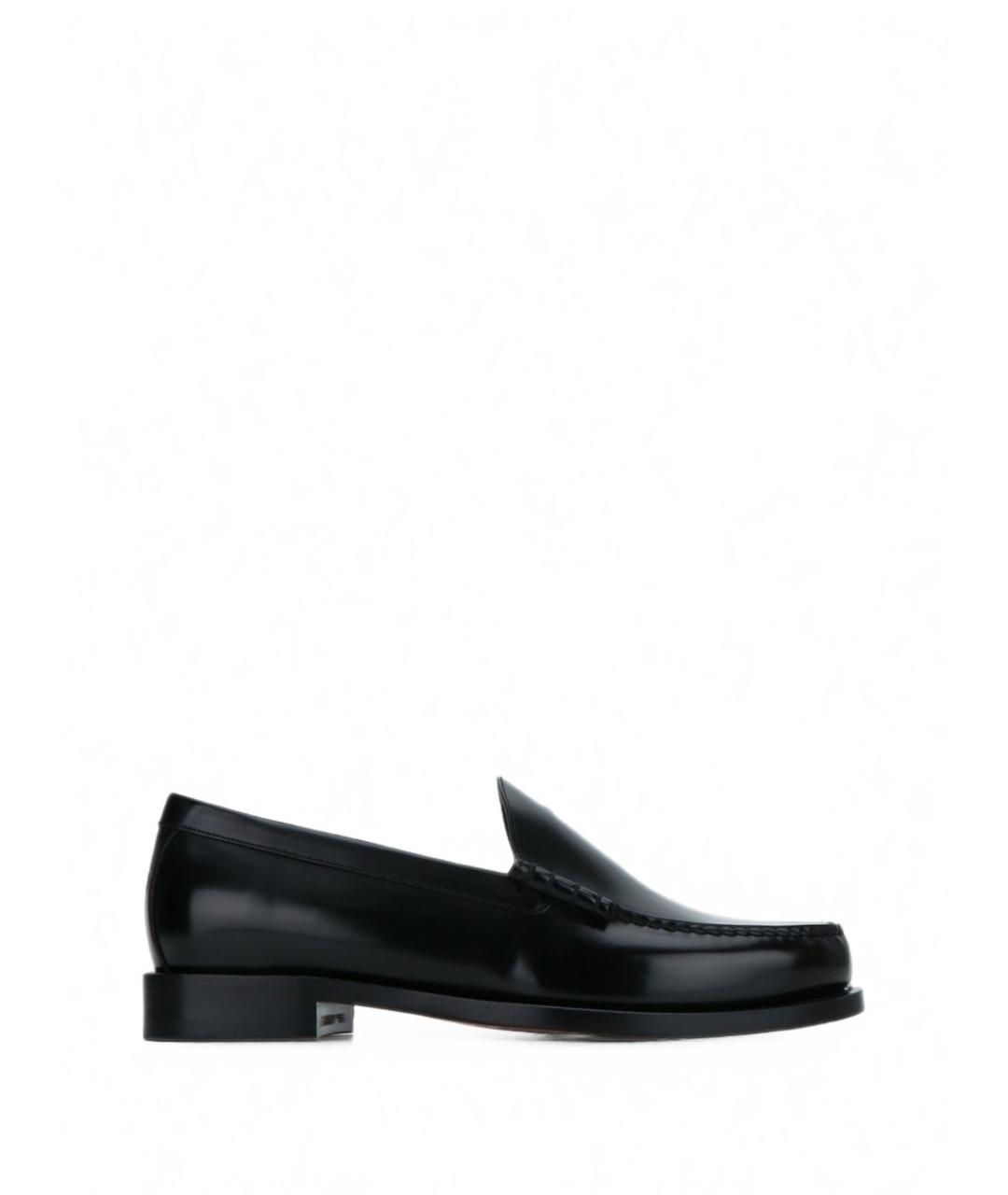 CELINE Черные кожаные лоферы, фото 4
