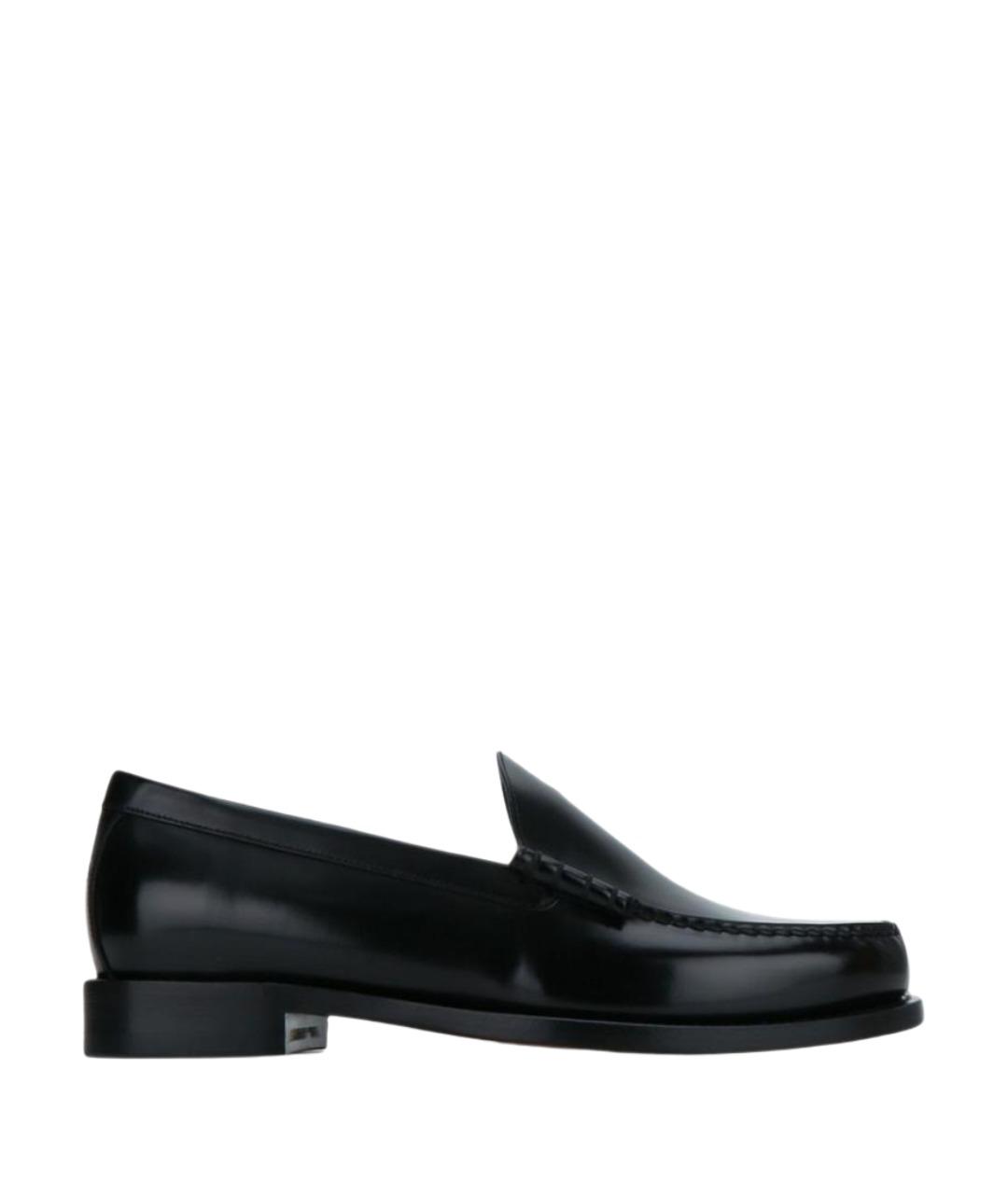 CELINE Черные кожаные лоферы, фото 1
