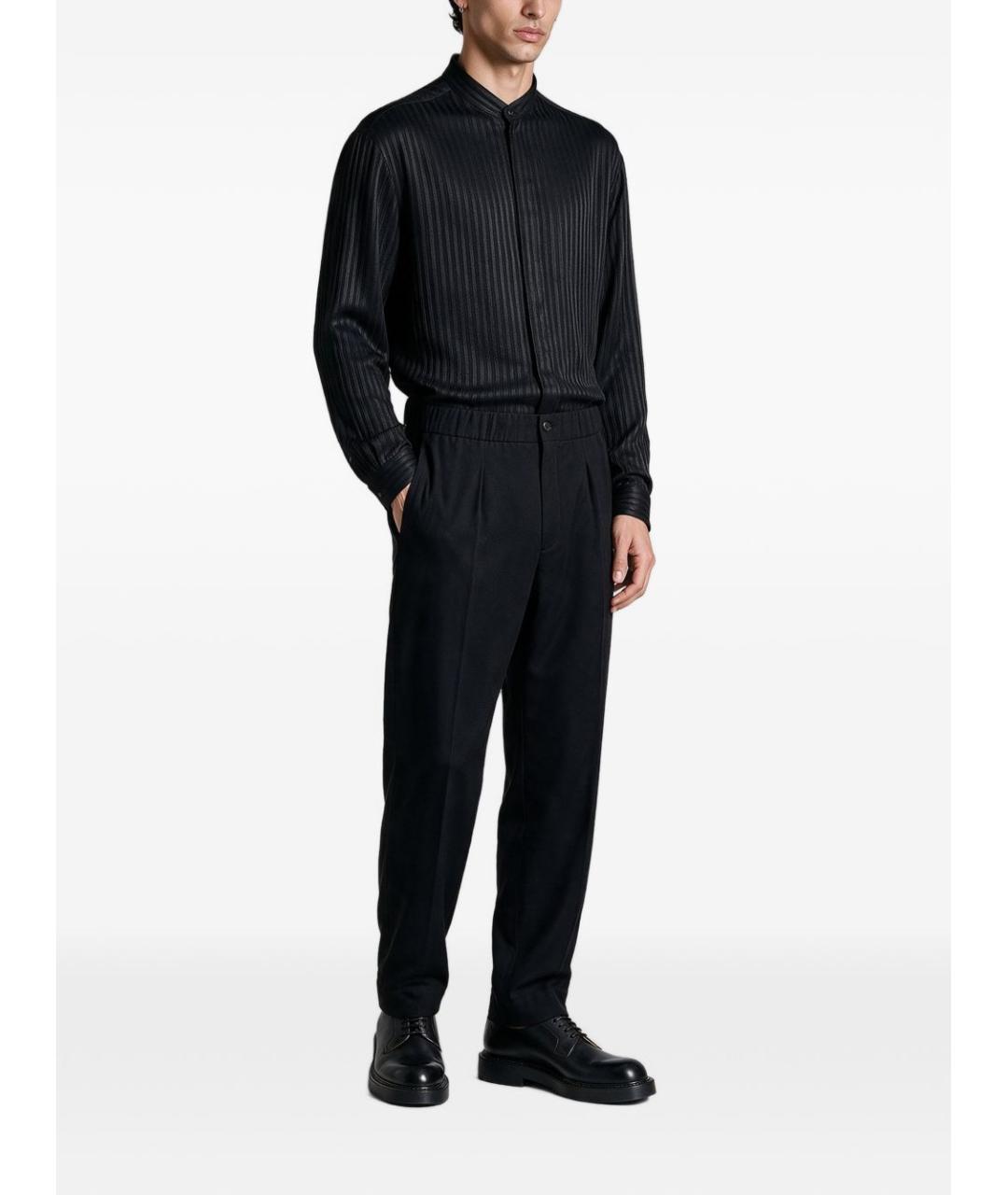 GIORGIO ARMANI Черная кэжуал рубашка, фото 4