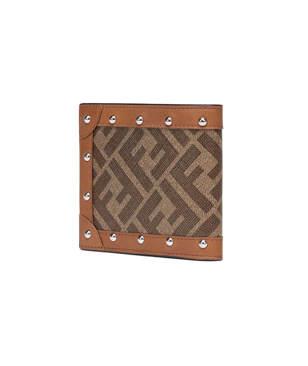 FENDI Коричневый кошелек, фото 2