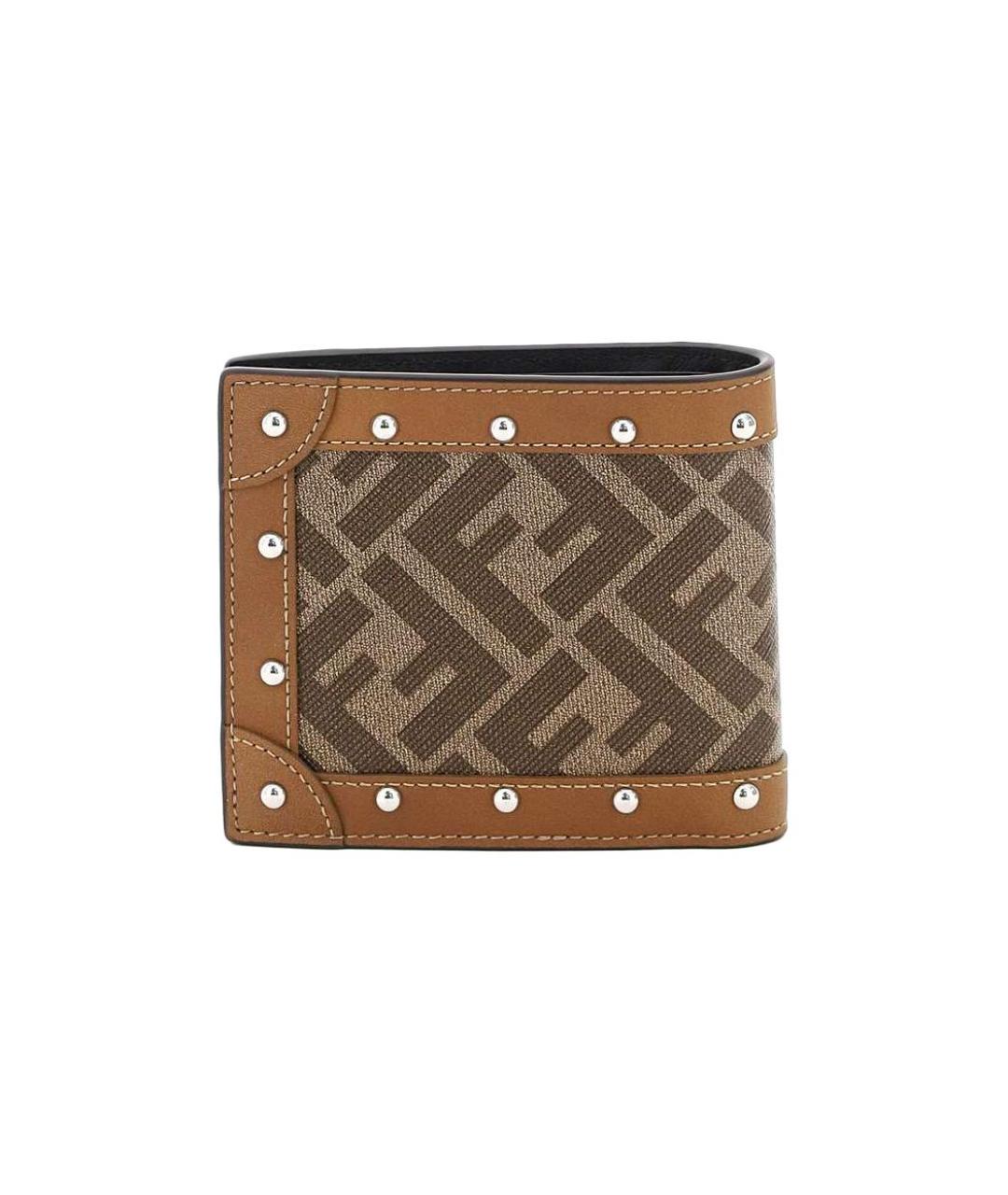 FENDI Коричневый кошелек, фото 4