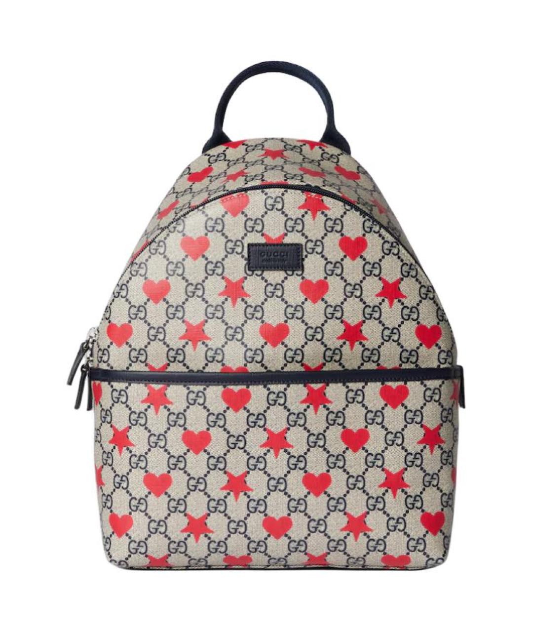 GUCCI Бежевый рюкзак из канвы, фото 1
