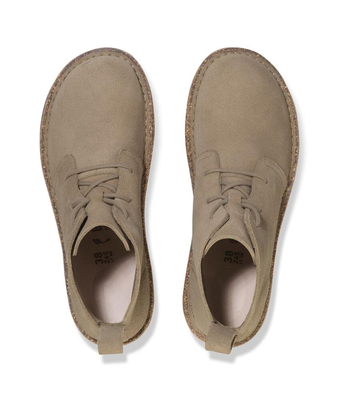 BIRKENSTOCK Коричневые замшевые полусапоги, фото 4