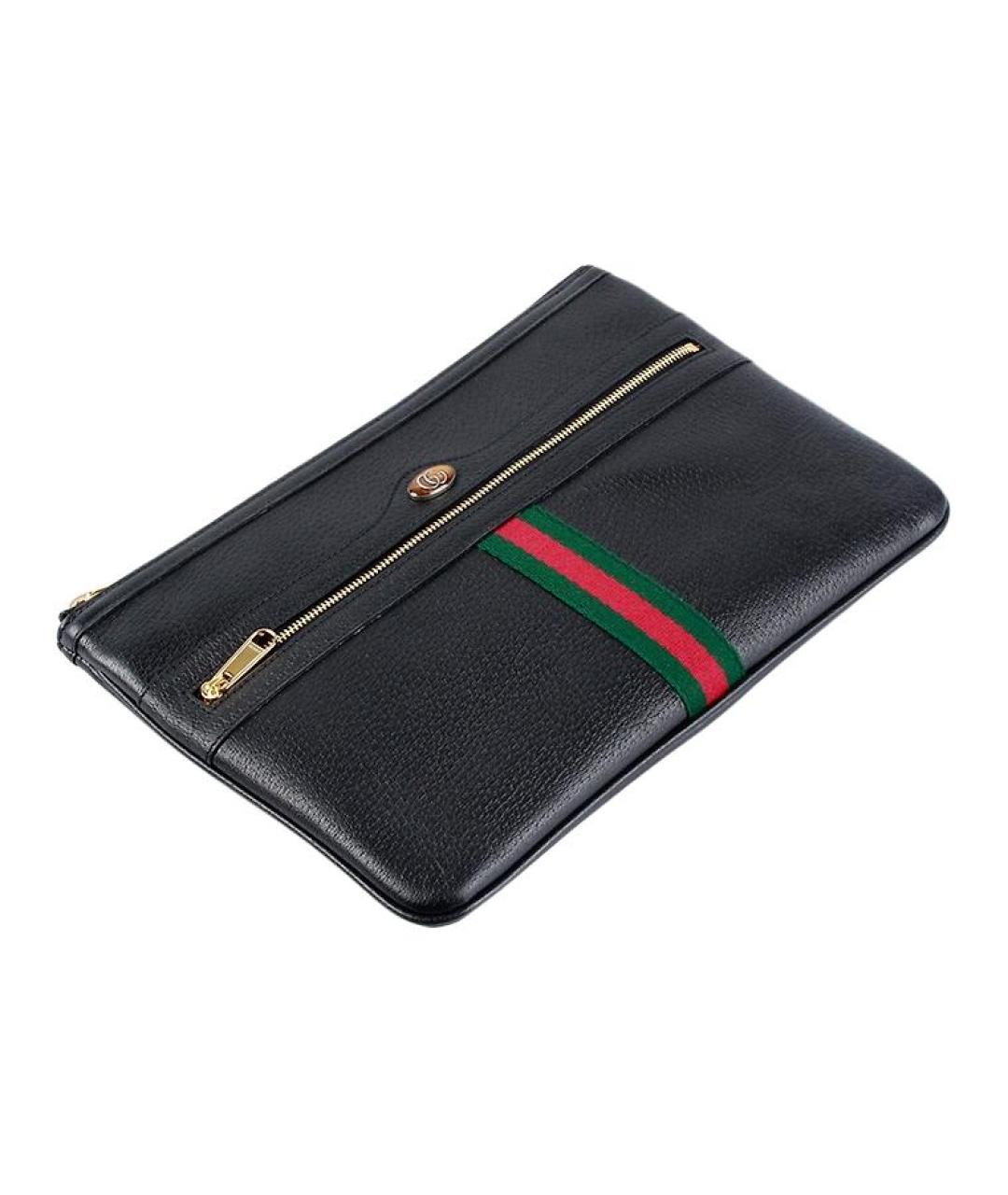 GUCCI Черная кожаная папка для документов, фото 2