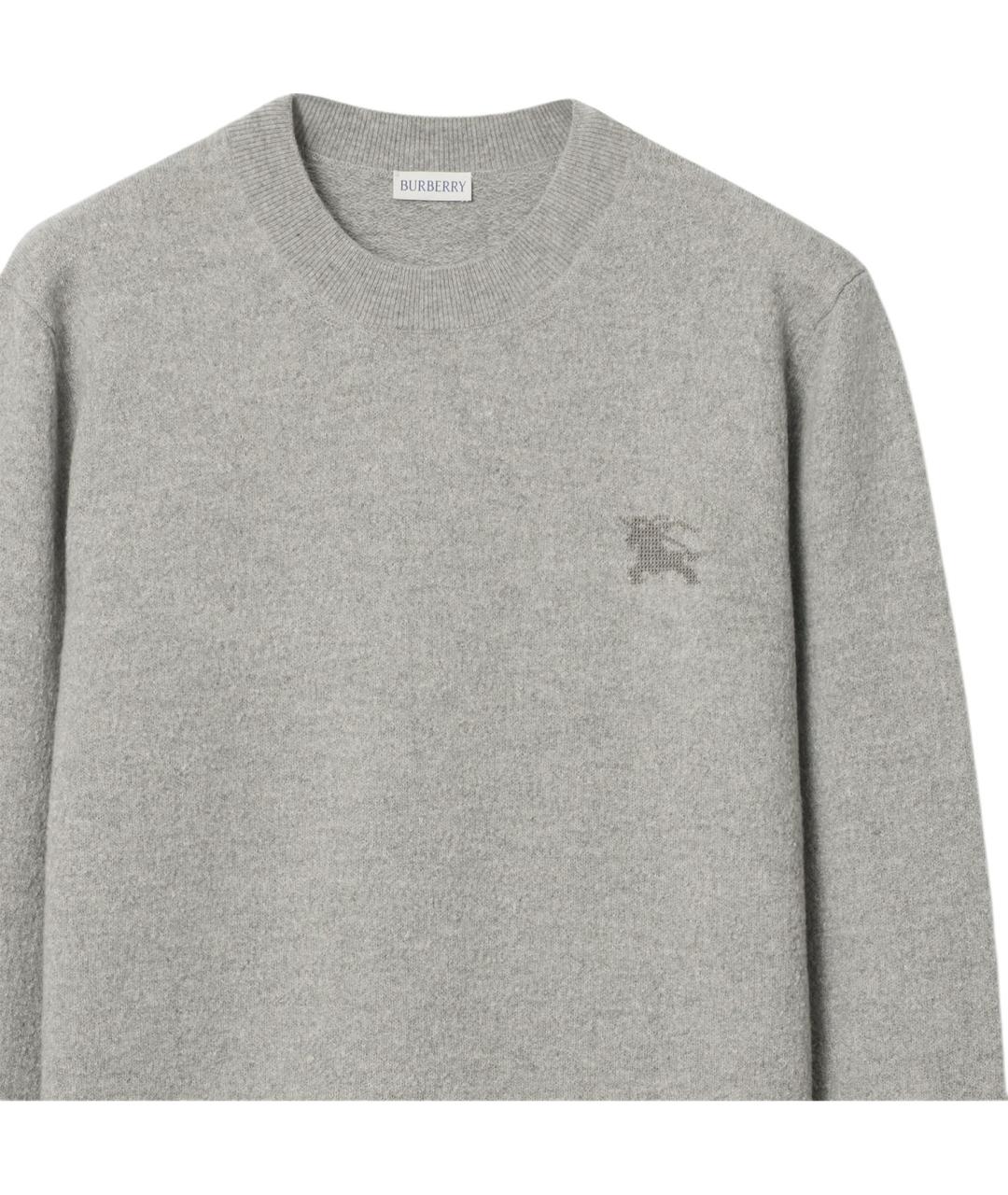BURBERRY Серый джемпер / свитер, фото 4