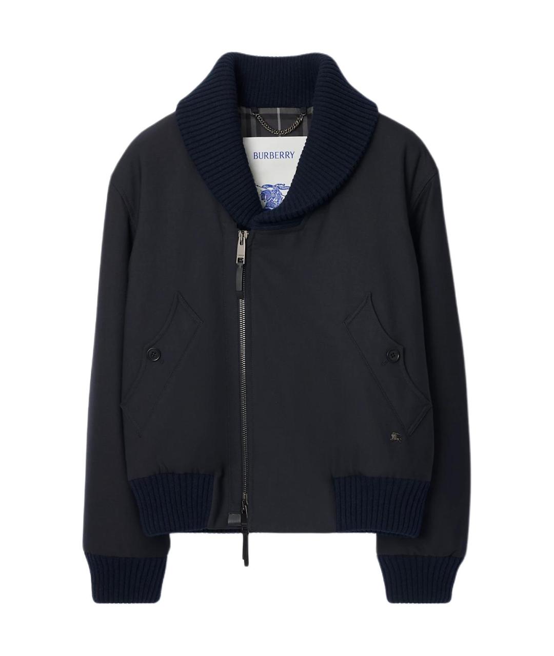 BURBERRY Темно-синий пуховик, фото 1