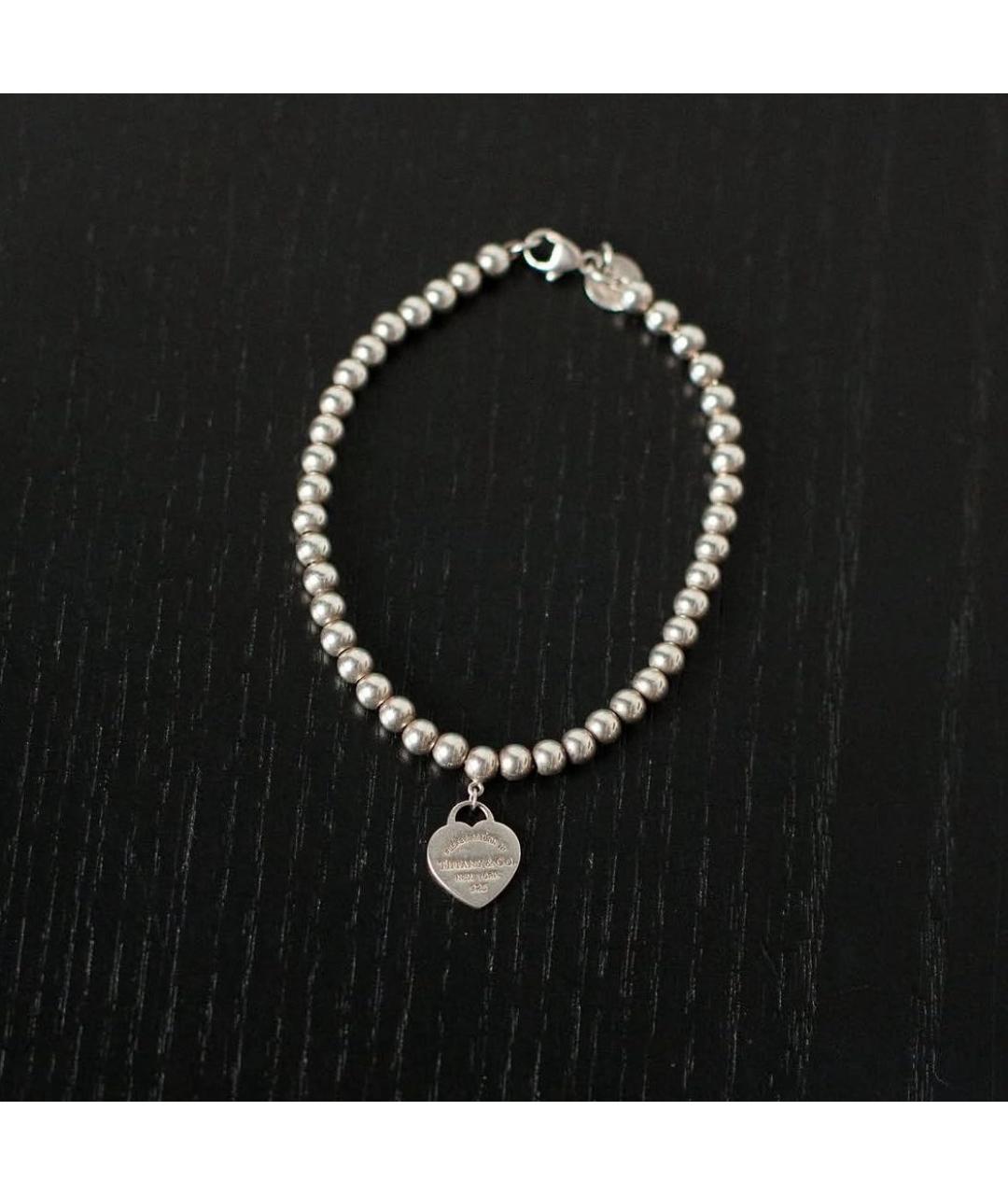 TIFFANY&CO Бирюзовый серебряный браслет, фото 4