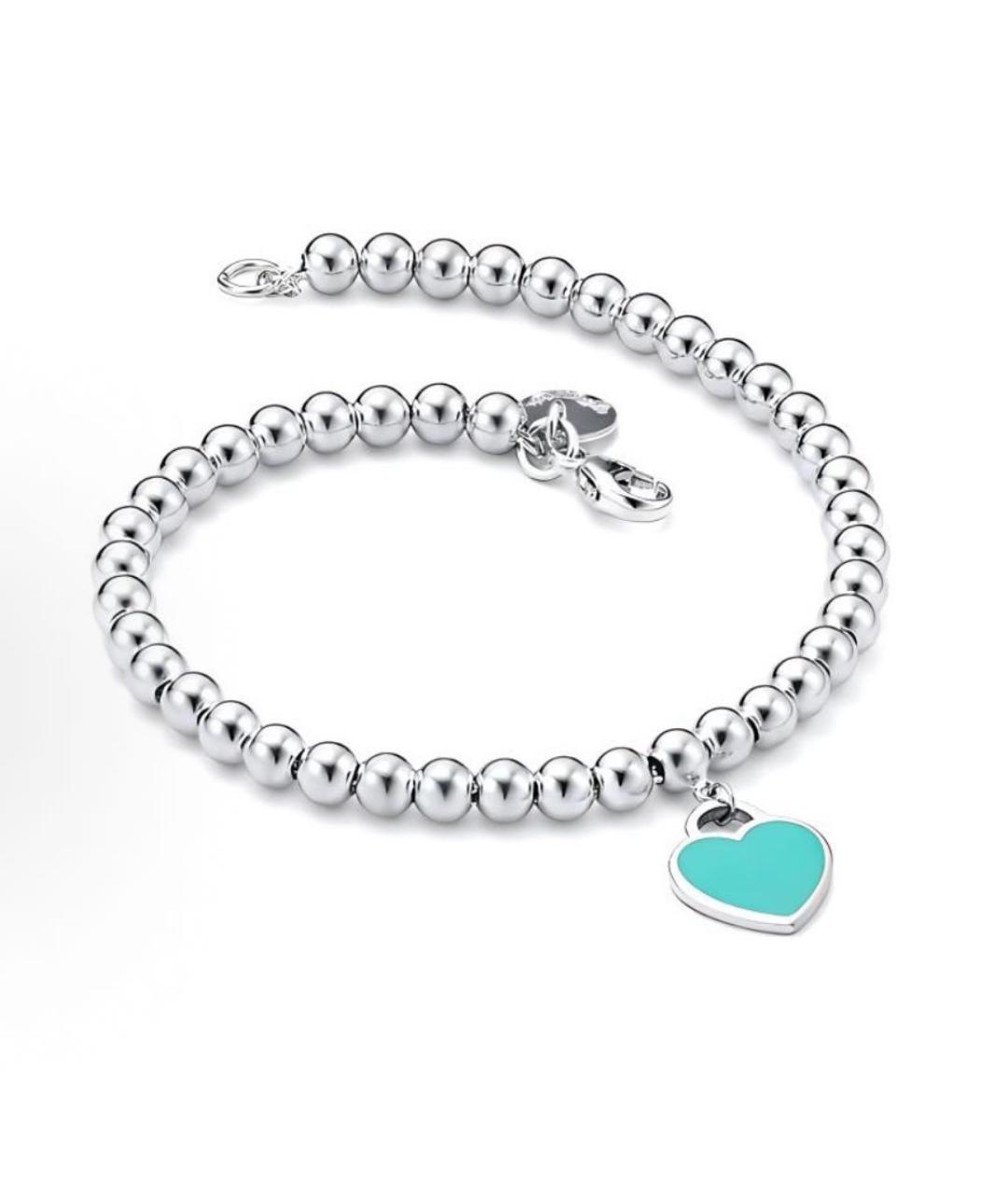 TIFFANY&CO Бирюзовый серебряный браслет, фото 2