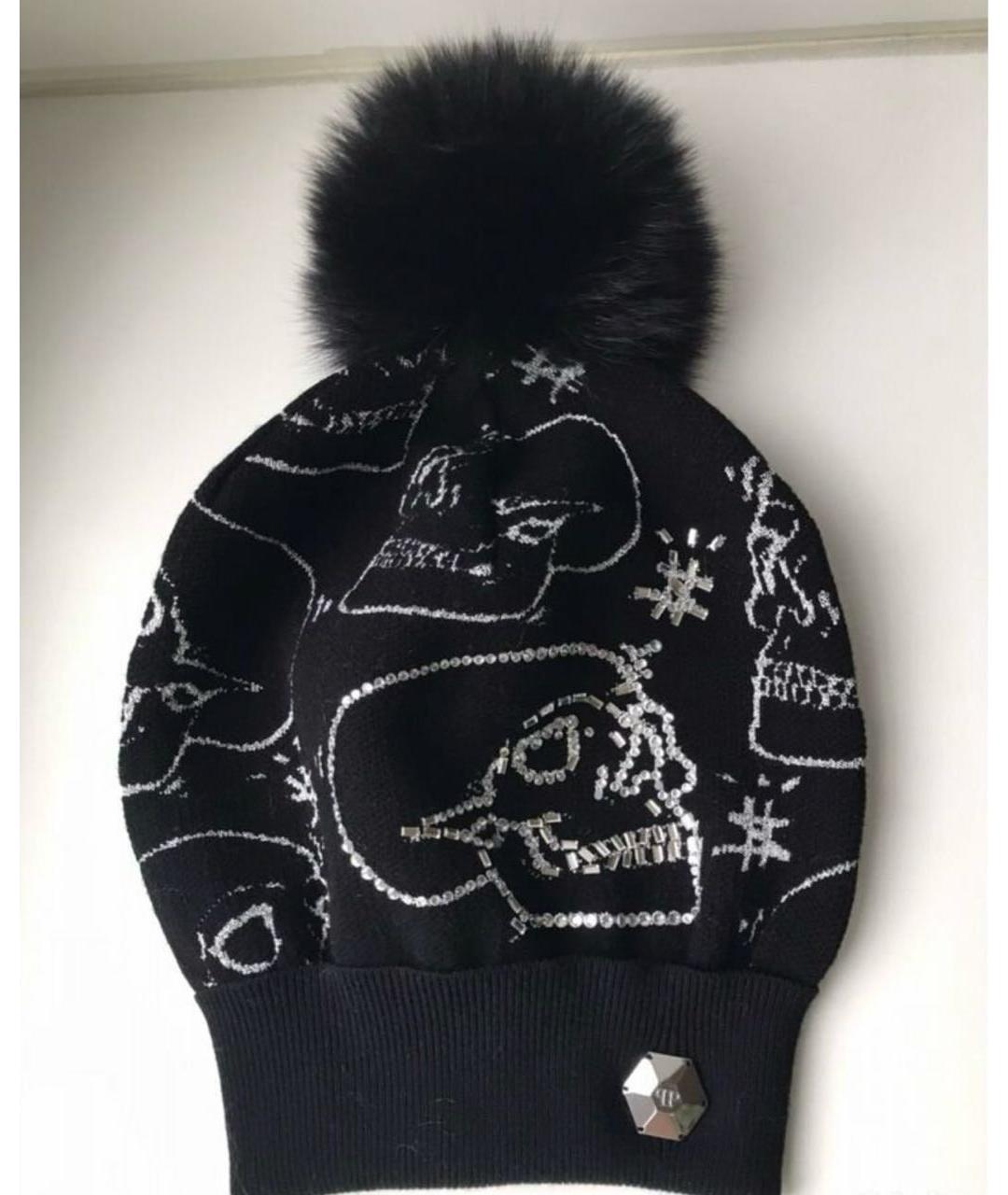 PHILIPP PLEIN Черная шапка, фото 9