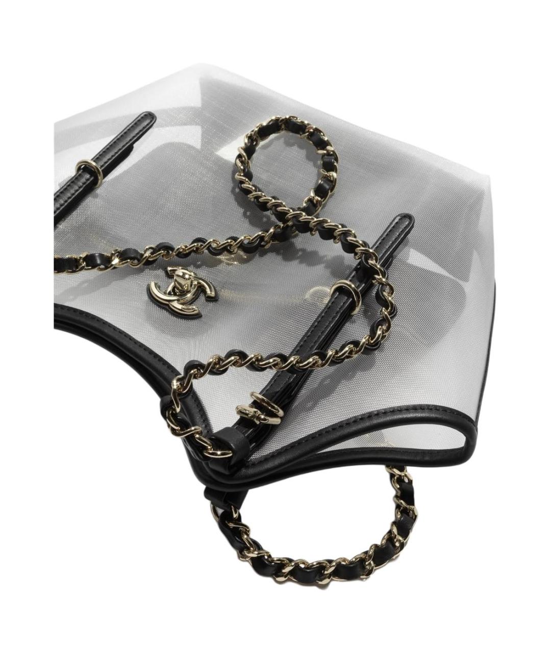 CHANEL Черная сумка через плечо, фото 4