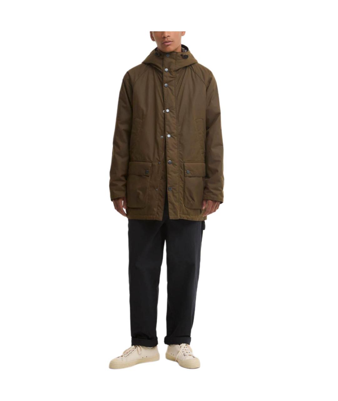 BARBOUR Коричневое пальто, фото 4