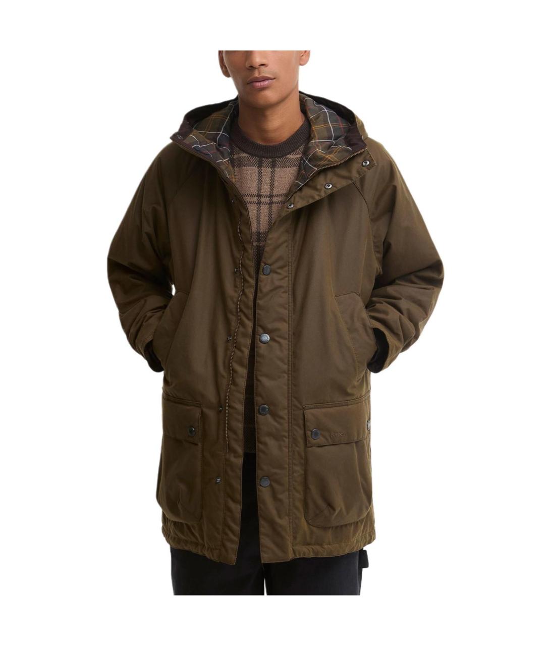 BARBOUR Коричневое пальто, фото 2