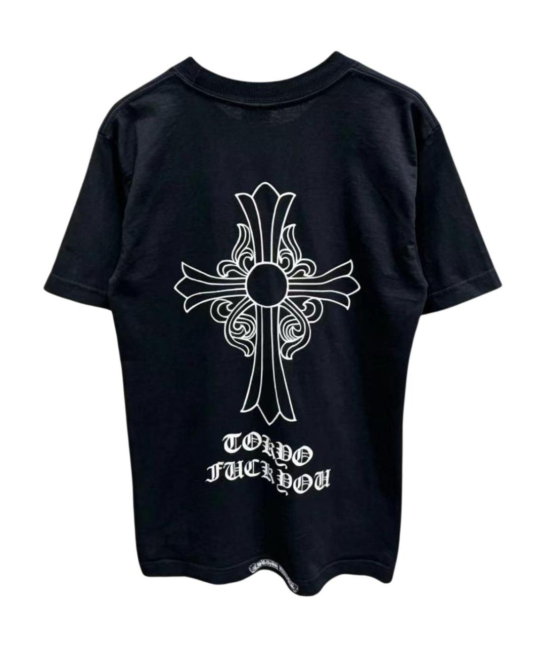 CHROME HEARTS Черная футболка, фото 2
