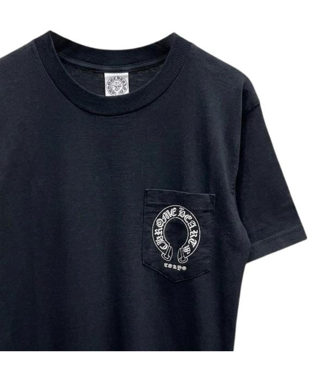 CHROME HEARTS Черная футболка, фото 4