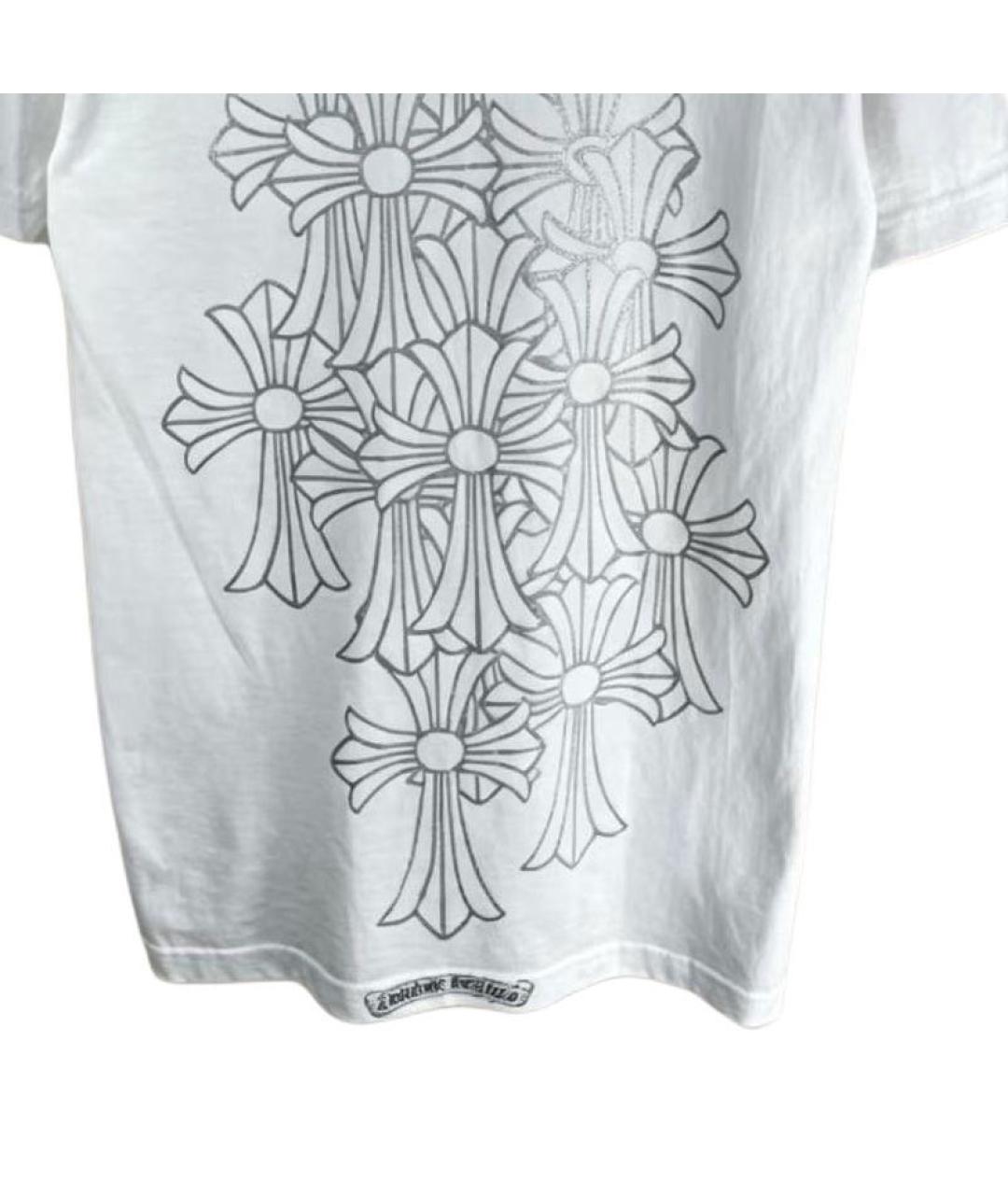 CHROME HEARTS Белая футболка, фото 3
