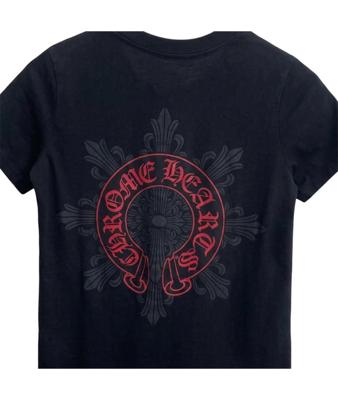 CHROME HEARTS Черная футболка, фото 3