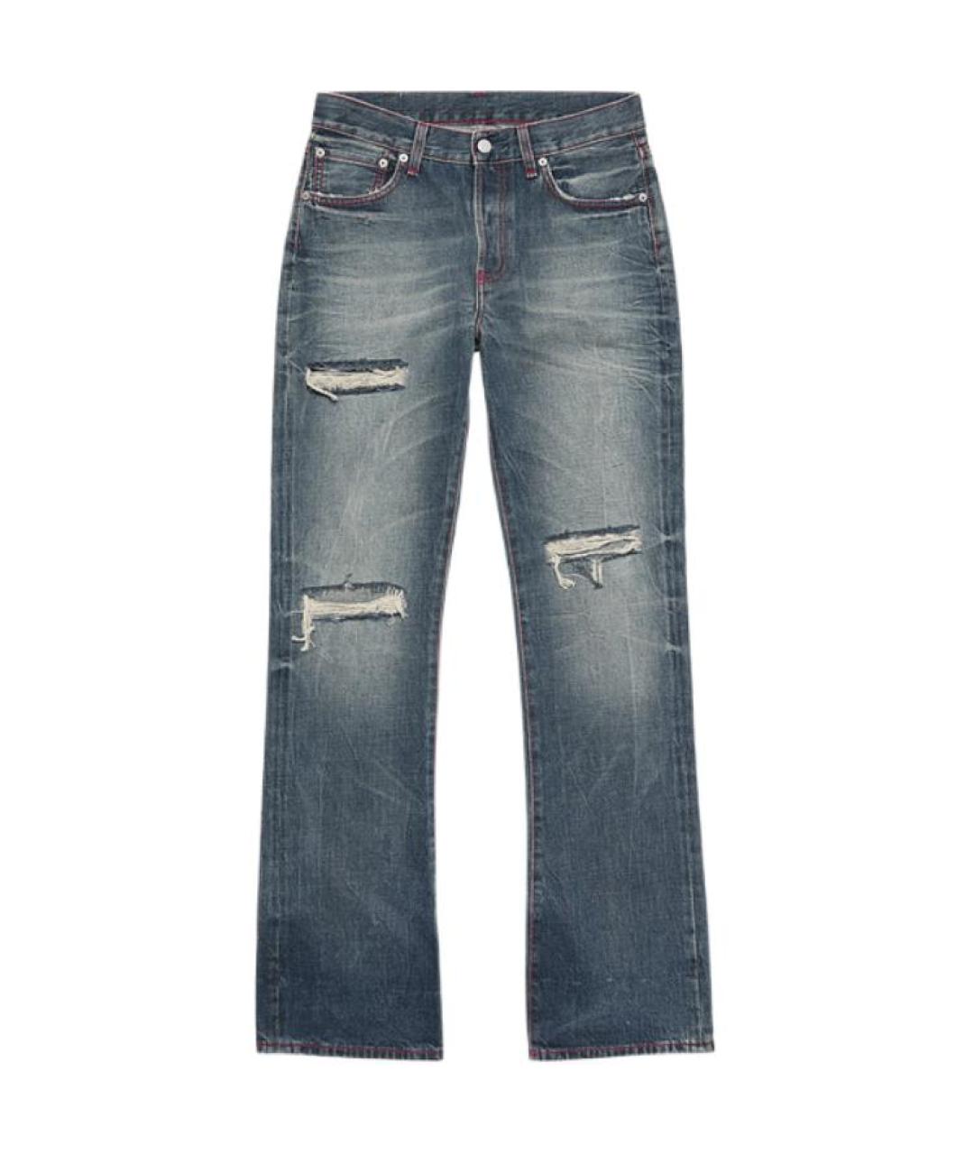 ACNE STUDIOS Синие прямые джинсы, фото 1