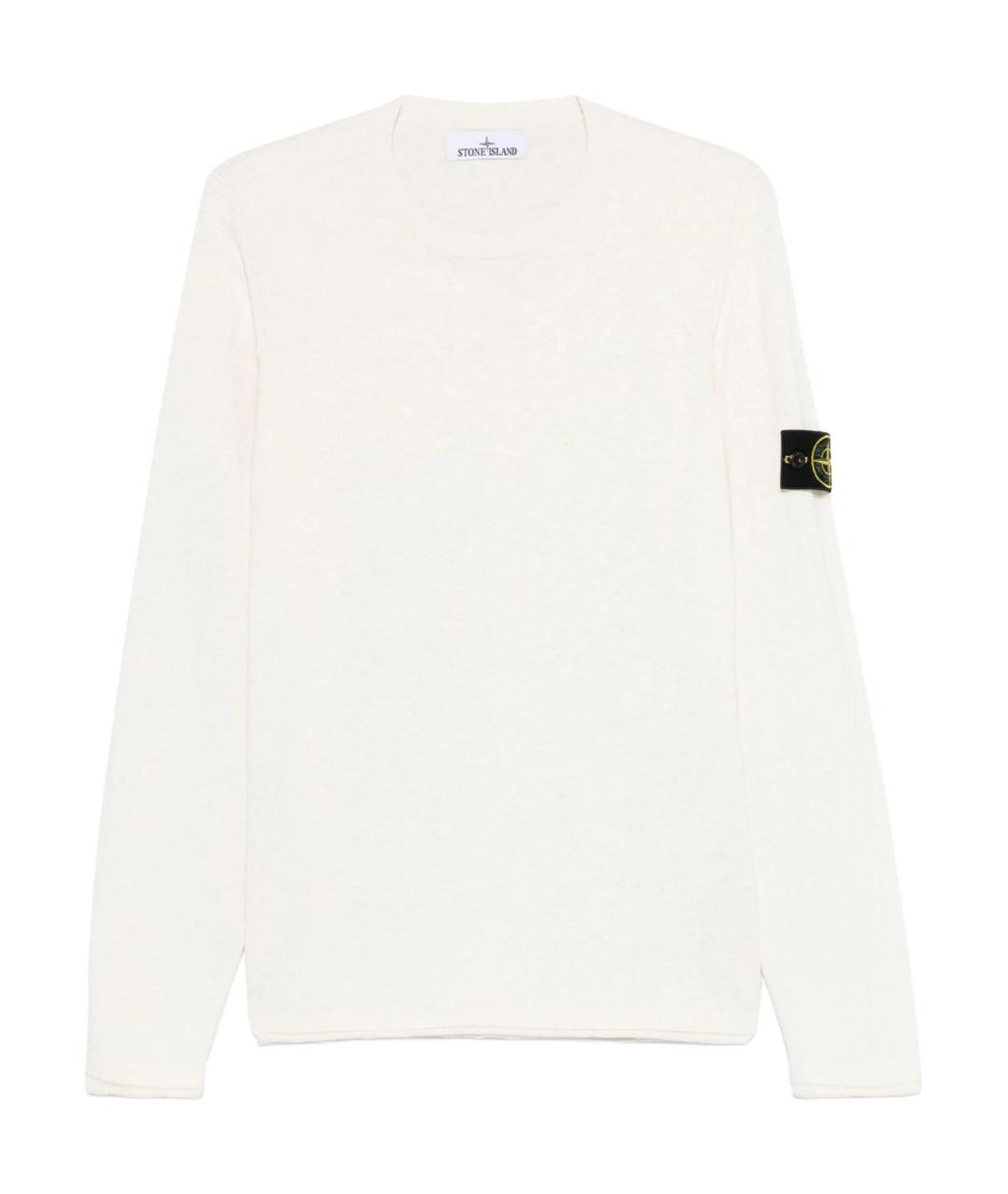 STONE ISLAND Белый джемпер / свитер, фото 1