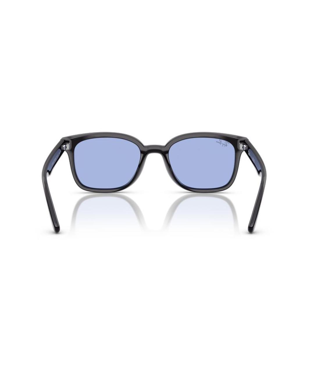 RAY BAN Черные пластиковые солнцезащитные очки, фото 2