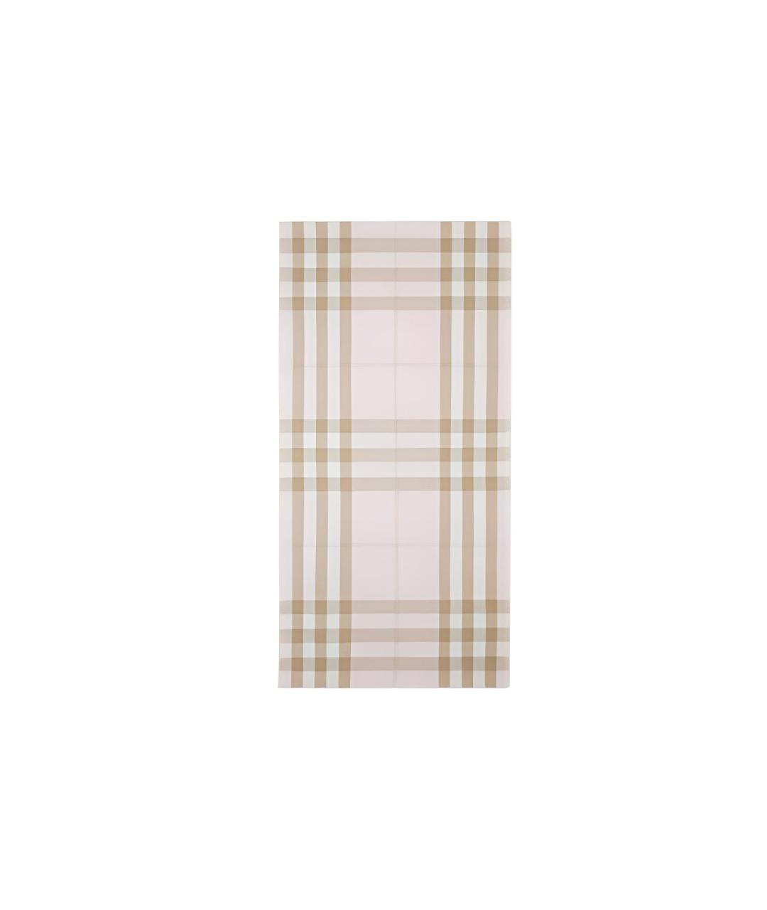 BURBERRY Бежевый кашемировый шарф, фото 2