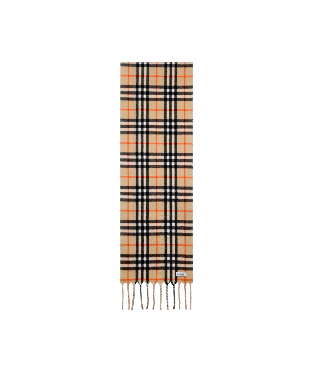 BURBERRY Бежевый кашемировый шарф, фото 2