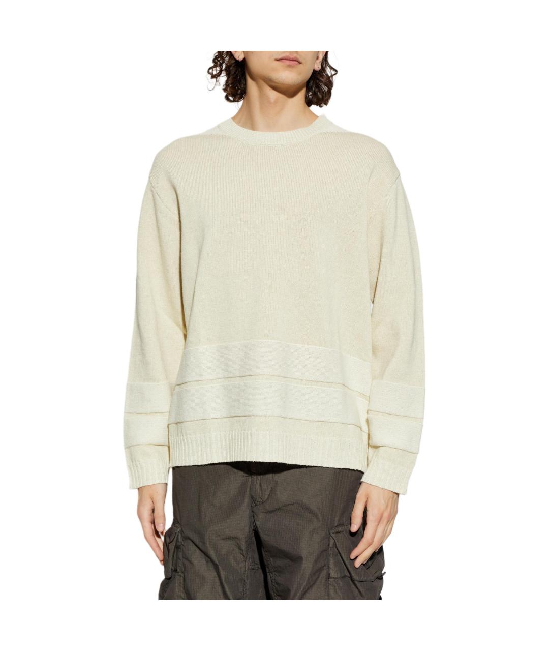 STONE ISLAND Бежевый джемпер / свитер, фото 3