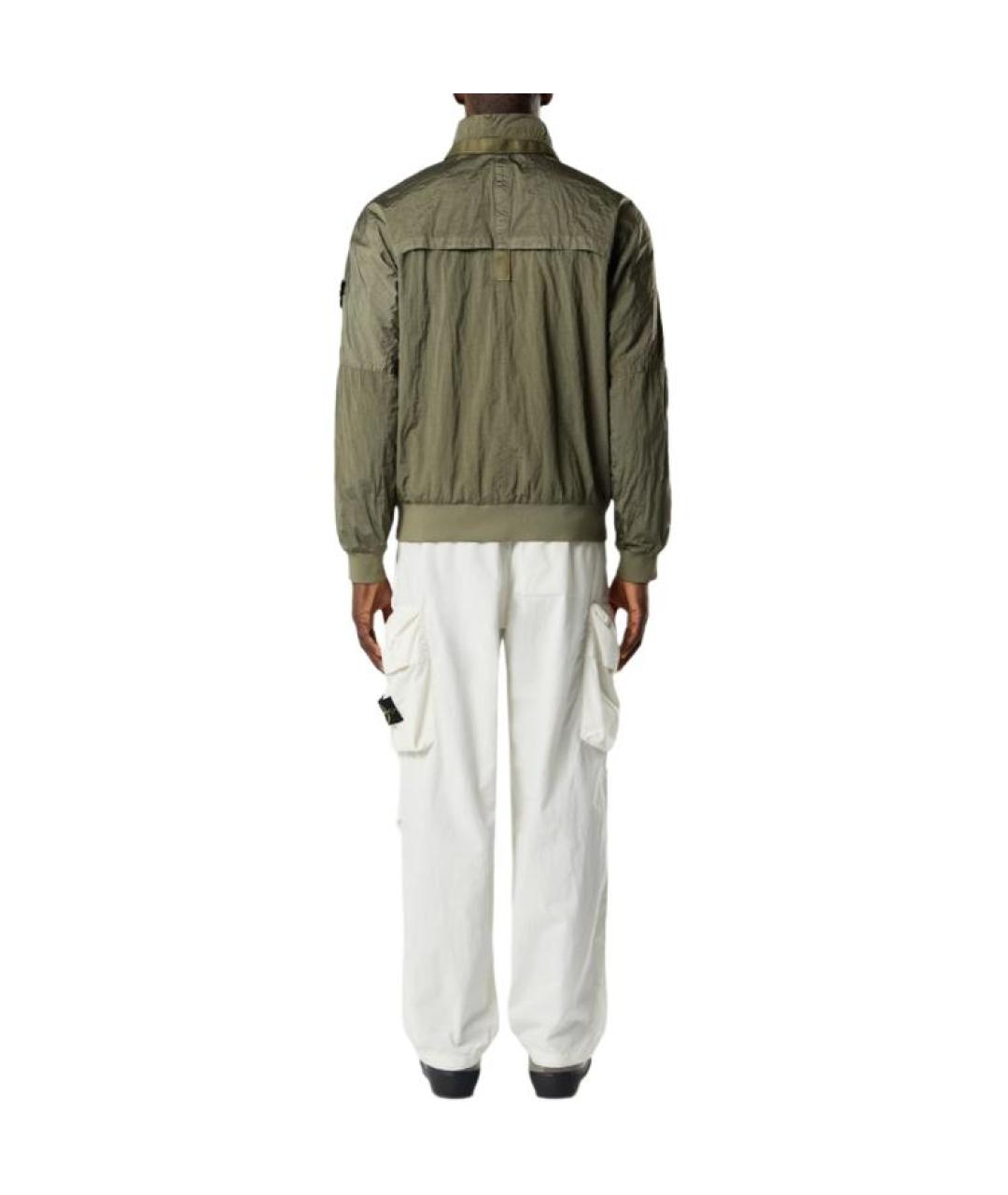 STONE ISLAND Зеленая куртка, фото 4