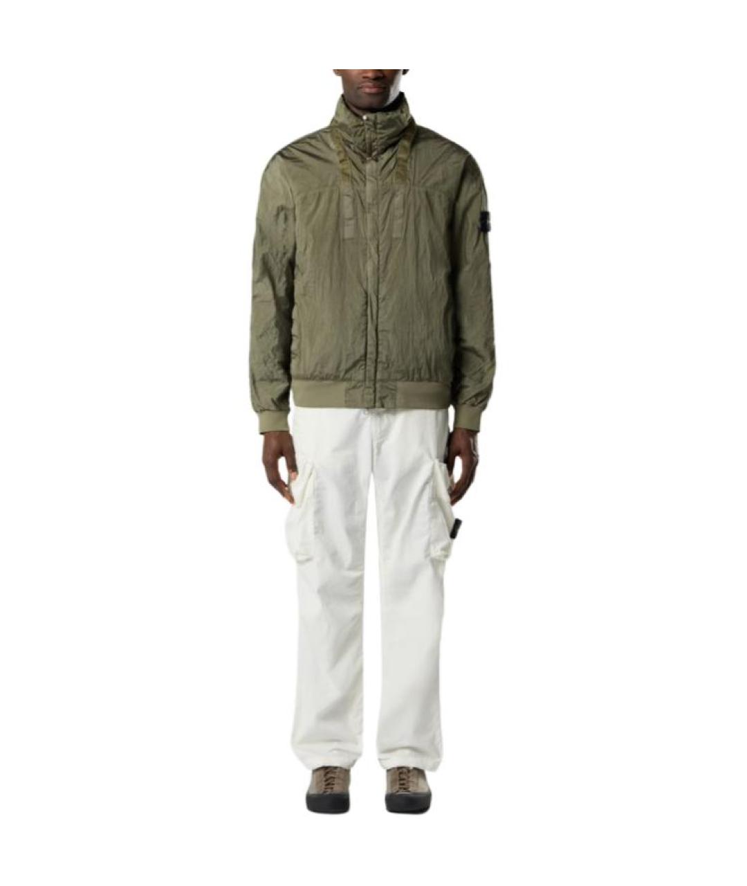 STONE ISLAND Зеленая куртка, фото 3