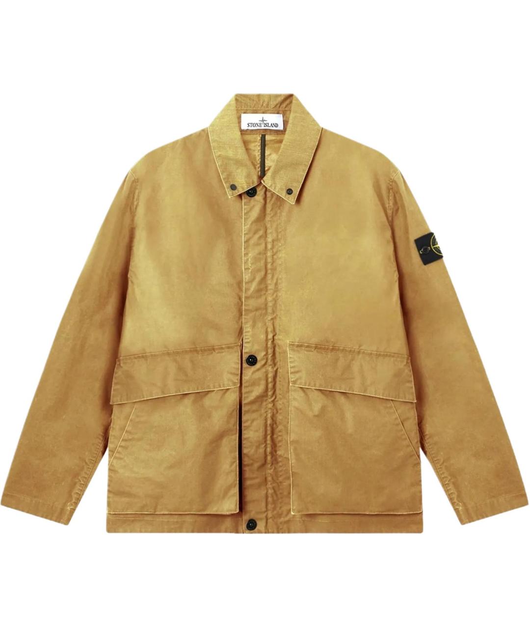 STONE ISLAND Желтая куртка, фото 1