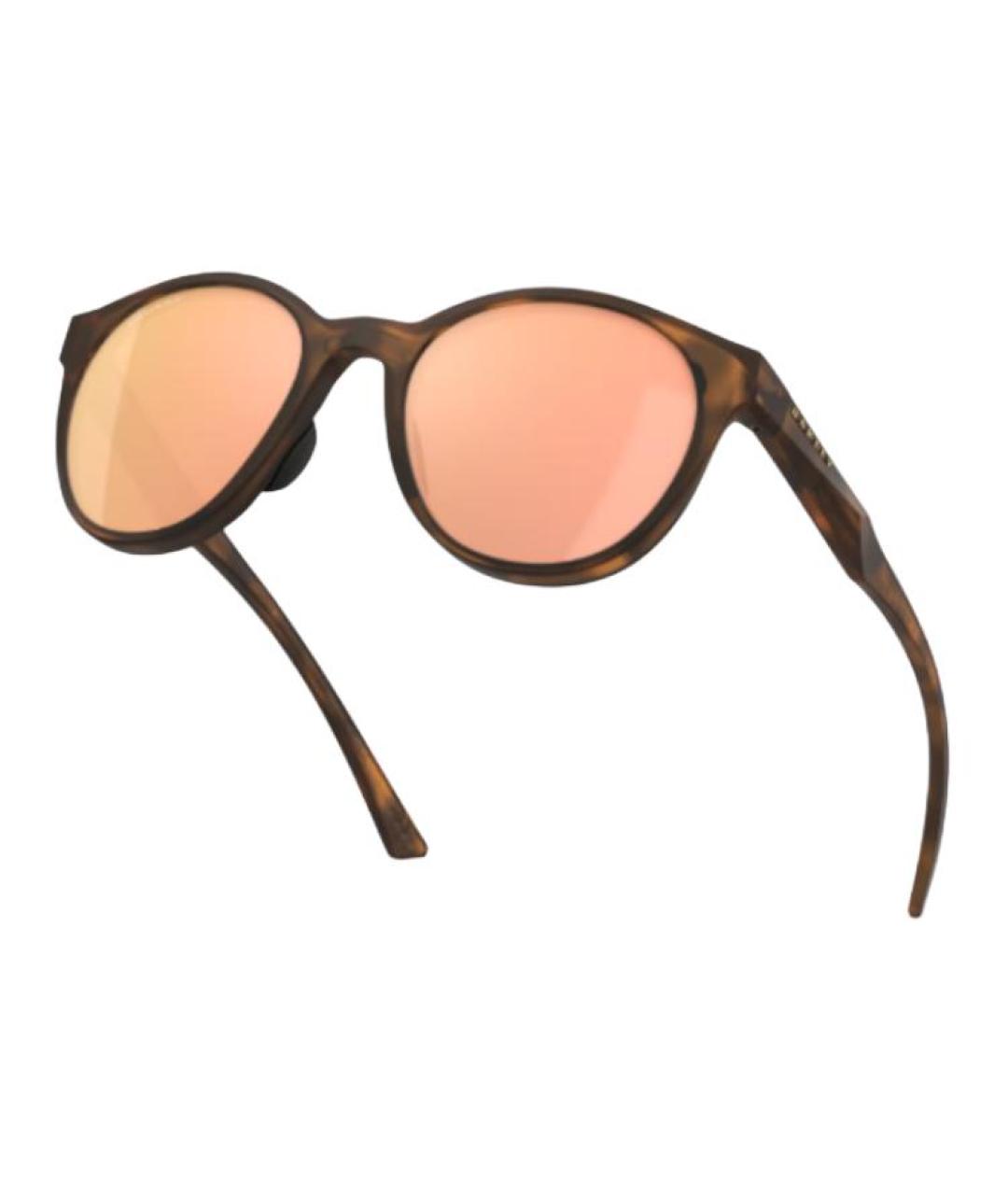 OAKLEY Коричневые пластиковые солнцезащитные очки, фото 4