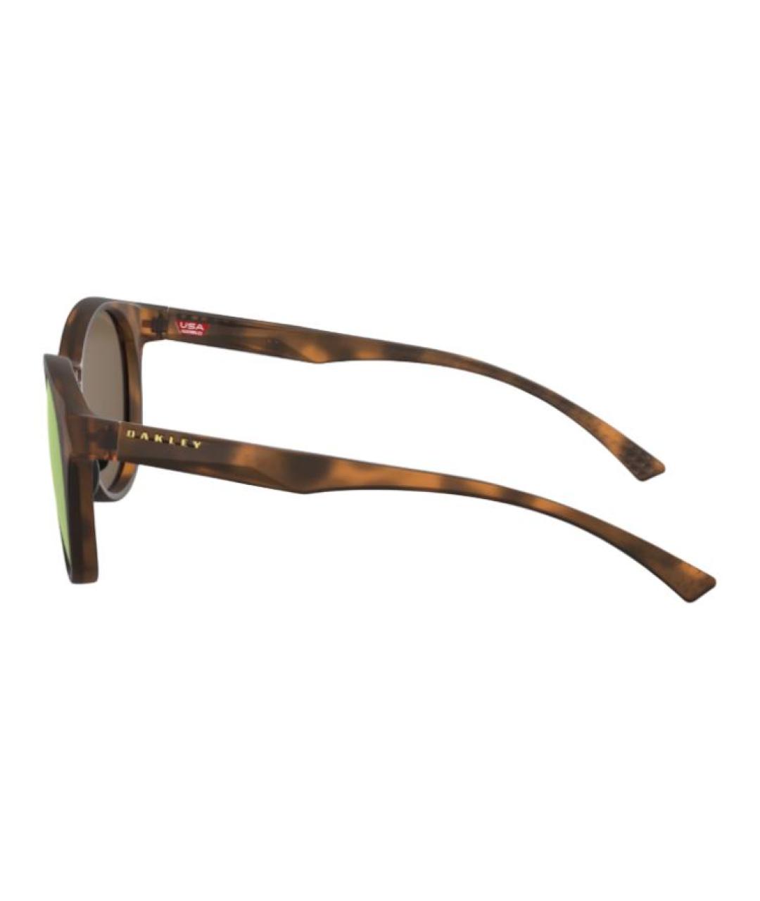 OAKLEY Коричневые пластиковые солнцезащитные очки, фото 3