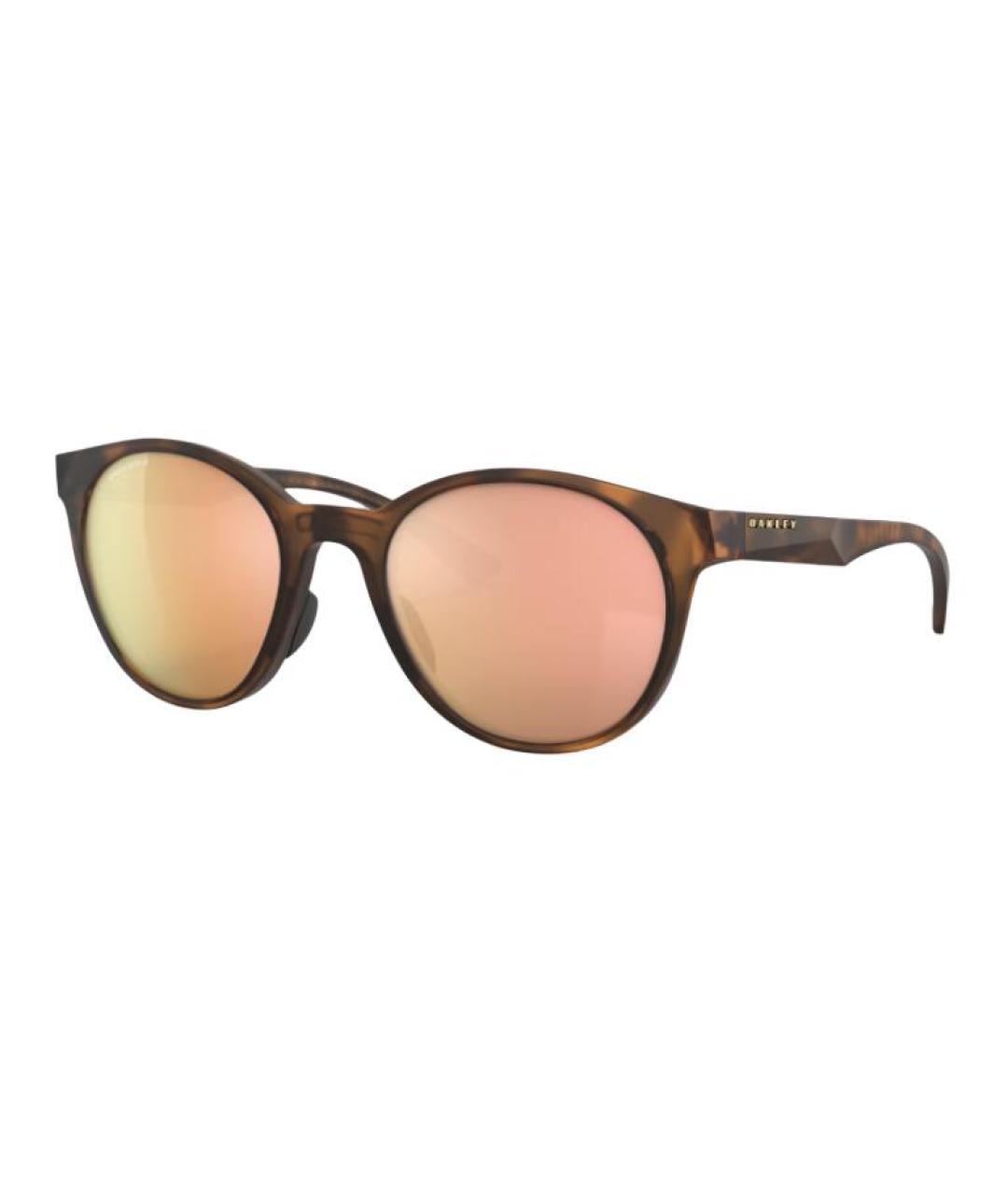 OAKLEY Коричневые пластиковые солнцезащитные очки, фото 1