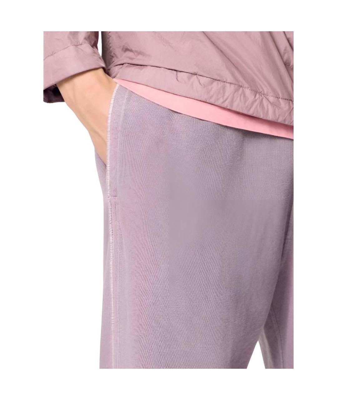 STONE ISLAND Фиолетовые повседневные брюки, фото 4