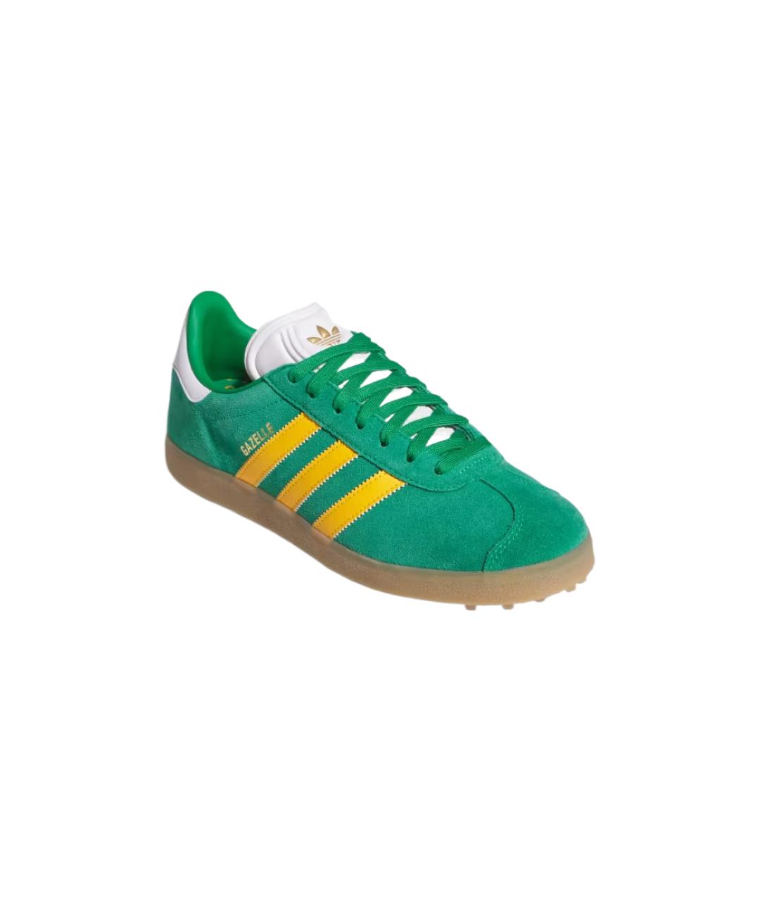 ADIDAS Зеленые замшевые кроссовки, фото 3