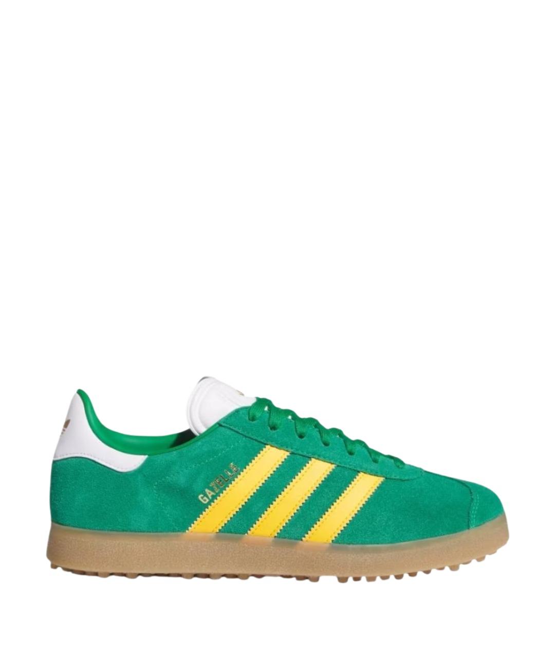 ADIDAS Зеленые замшевые кроссовки, фото 1